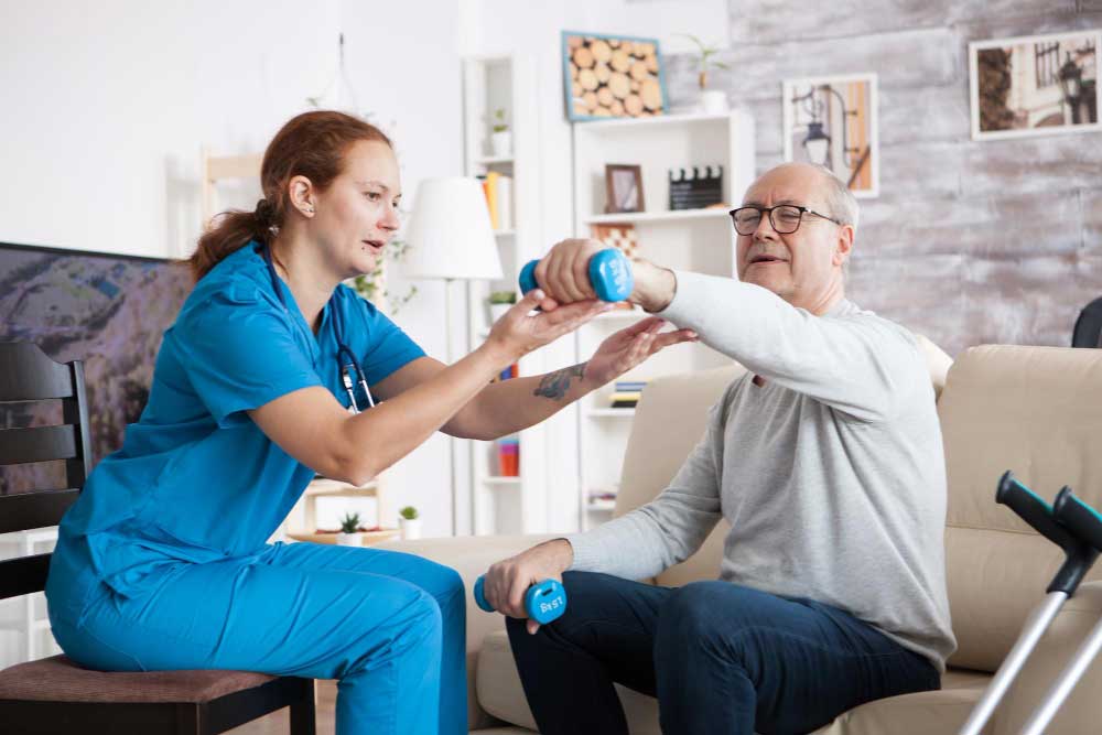 Sportherapie für geriatrische Zustände
